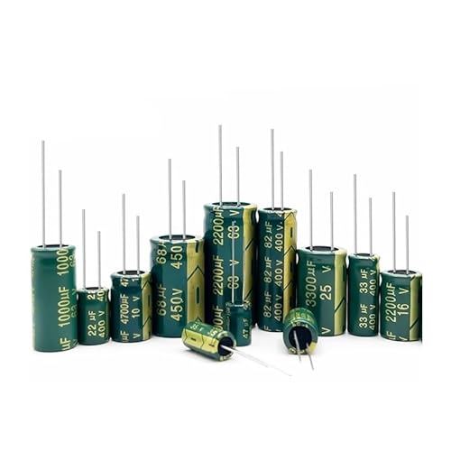 5Pcs Capacitor 100V 200V 250V 400V 450V 500V 2.2UF 4.7UF 6.8UF 8.2UF 15UF 22UF 33UF 47UF 68UF 82UF 100UF 120UF 150UF 330UF 470(400V47UF 16x20) von XTVVTODJXT