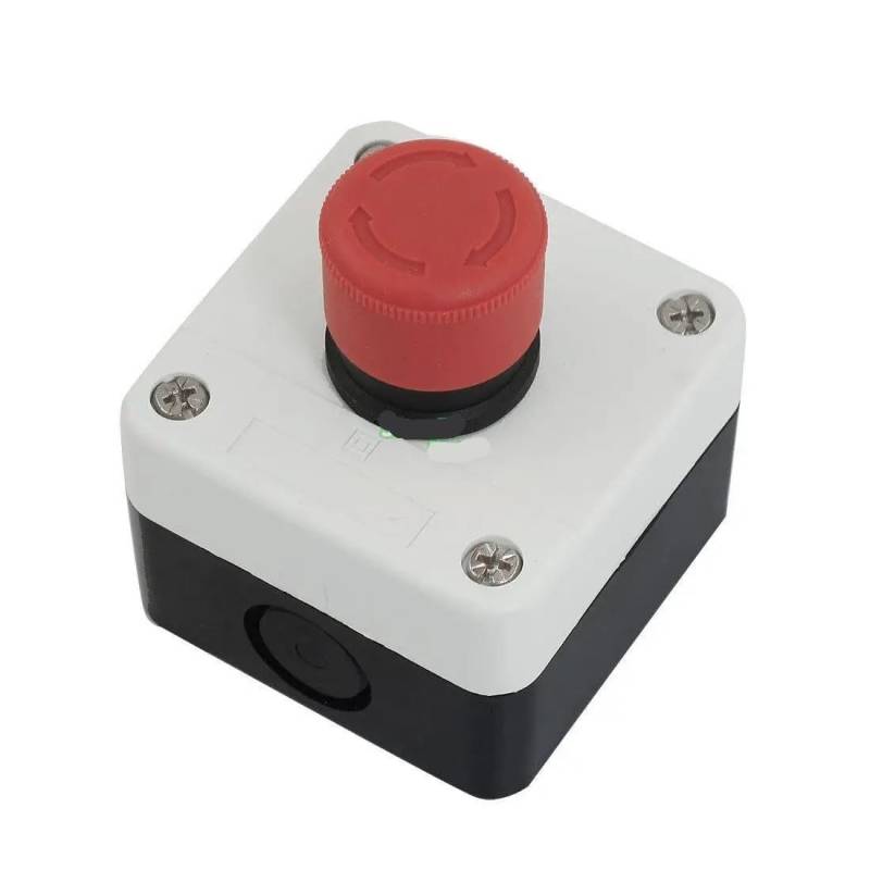 600V 10A N/C Red Emergency Stop Sign Ignition Locking Push Button Switch Station von XTVVTODJXT