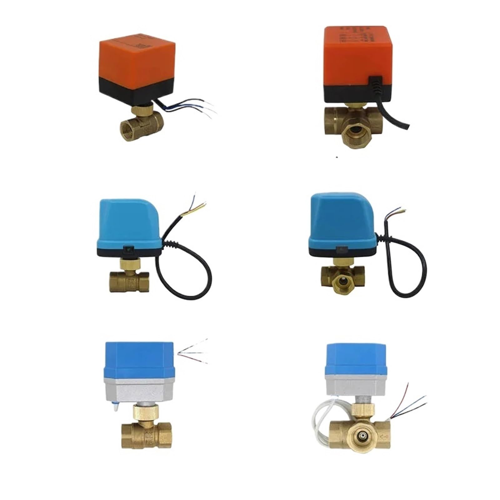 DC12V Brass Ball Valve 3-Wire 2 Control Actuator 3 Ways /2 Way DN15 DN20 DN25 DN32 DN40 Motorized(2-way,A_DN15) von XTVVTODJXT