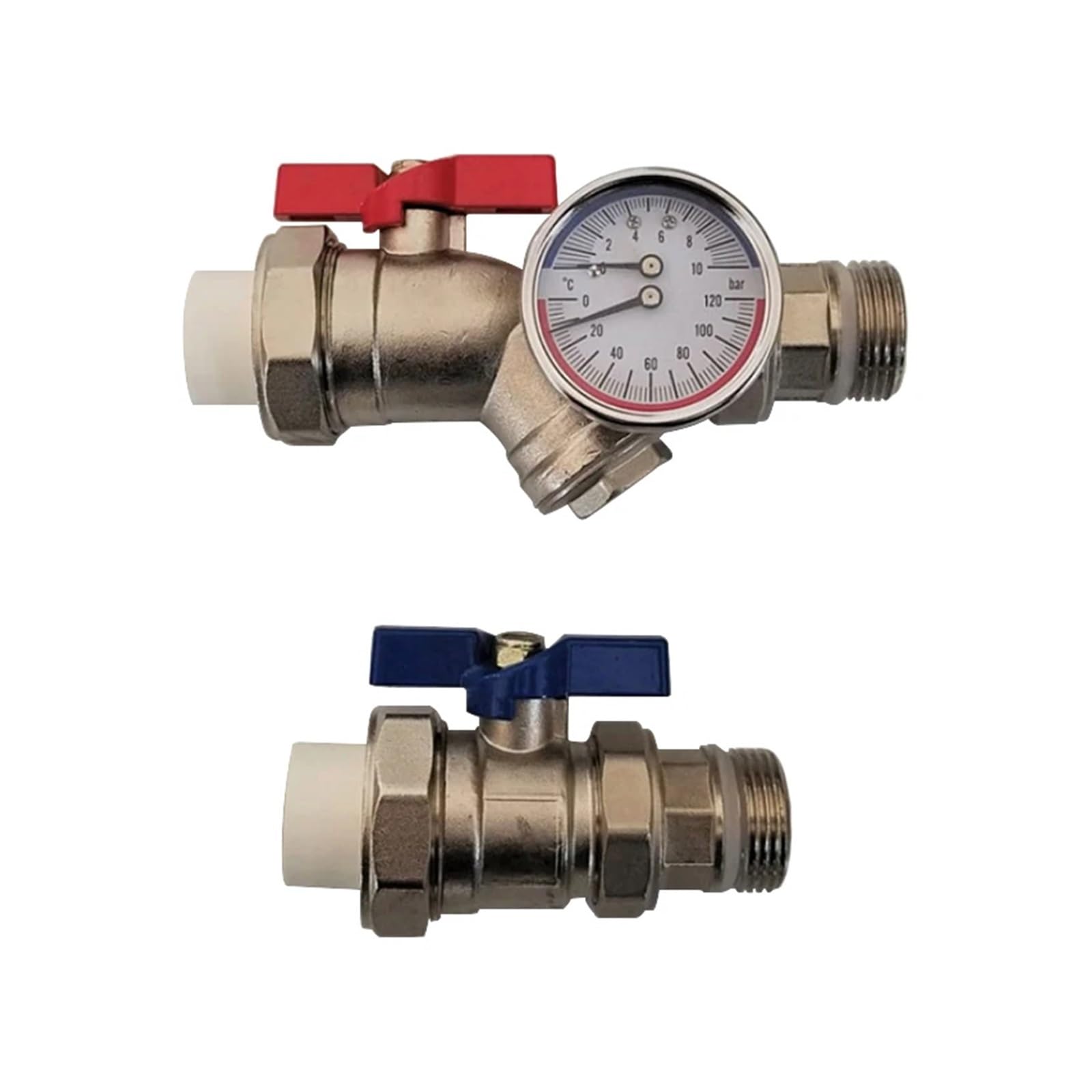 Floor heating water separator brass ball valve Ball direct valve for collector check group valve(D) von XTVVTODJXT