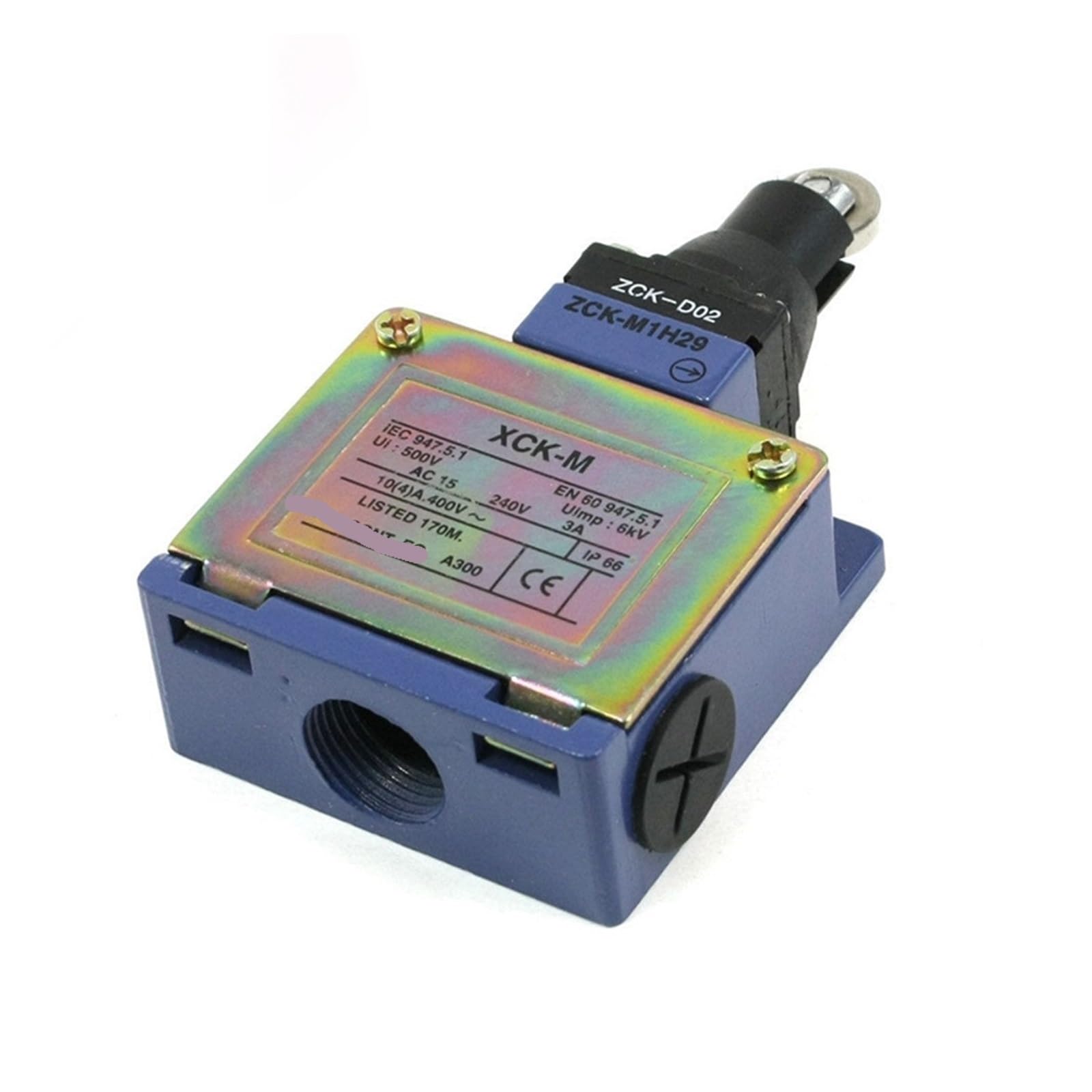 Roller Head NC NO Momentary Limit Switch 400VAC/4A 220VAC/3A von XTVVTODJXT