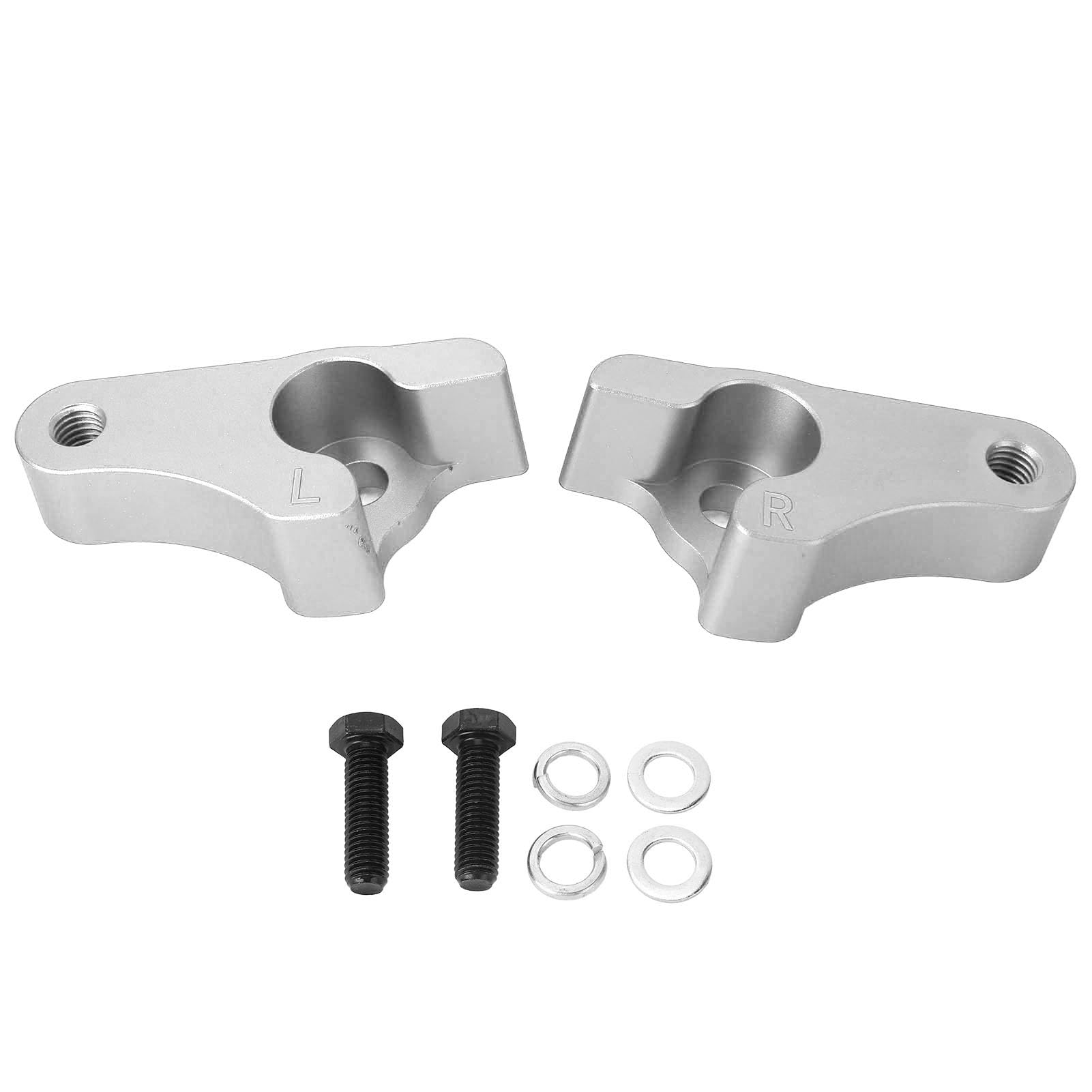 XTEVU -Absenkungblöcke Kit, Heck -Drop -Abstandhalter, kompatibel mit Touring -Modellen 2002–2022, 2 Zoll -Aufhängungsklassen, 2 PCS (Silver) von XTevu