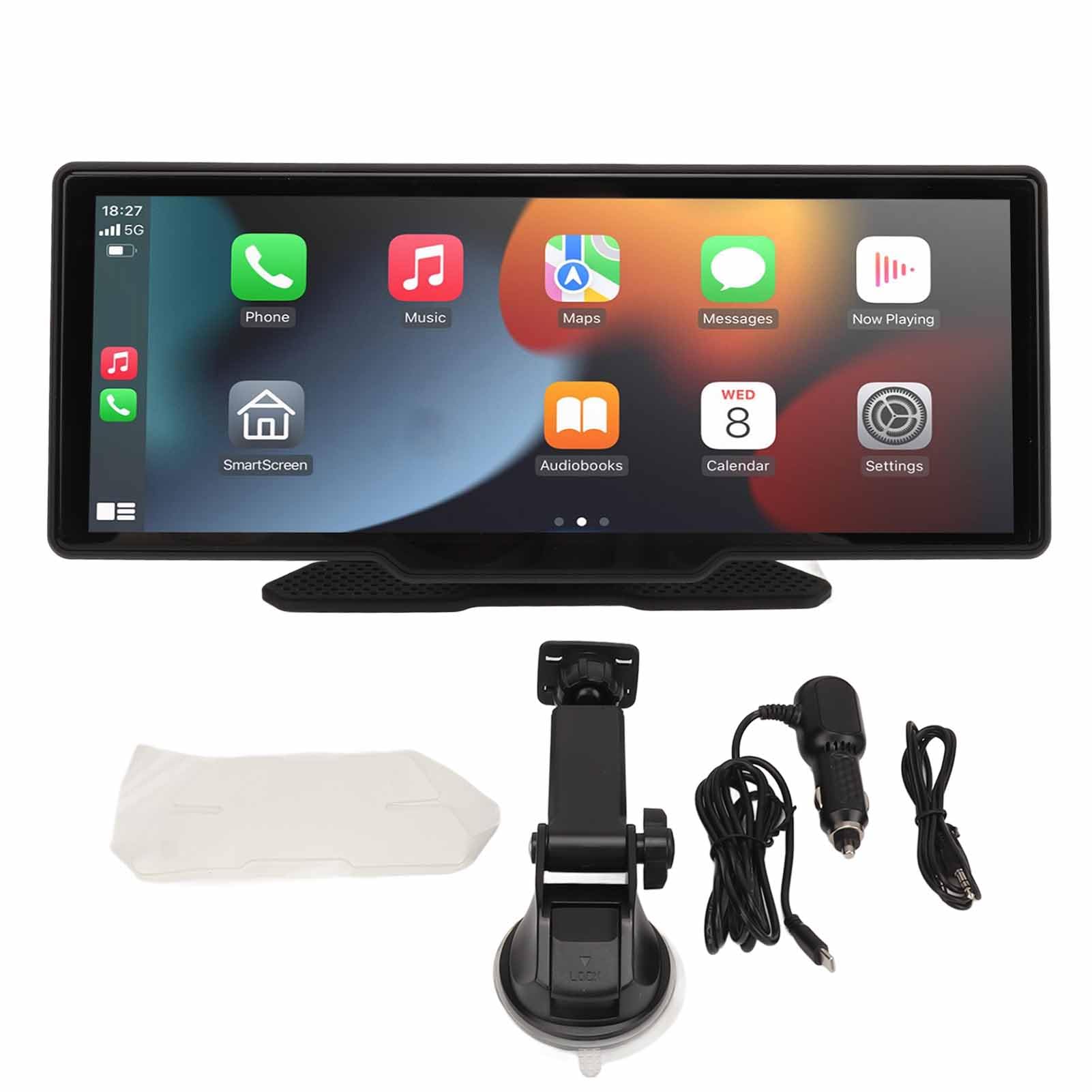 XTEVU Wireless Car Stereo, 10,26 Zoll HD Touchscreen -Audioempfänger, Auto -Multimedia -Player, Central Control Carplay -System, Fahrzeug -Dashboard -Unterhaltungseinheit (Standard) von XTevu