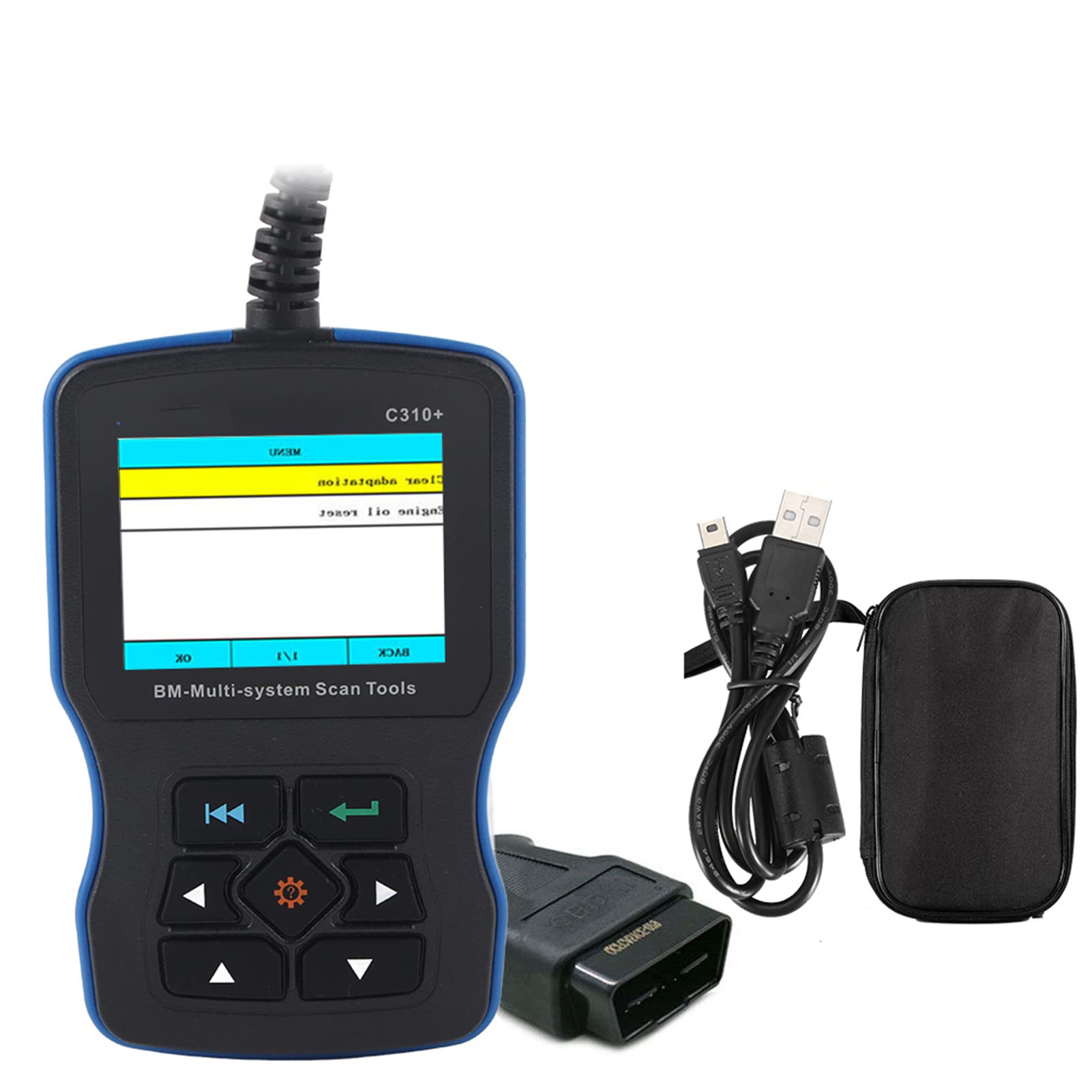 XTevu Creator C310 + Airbag ABSSRS-Diagnosetool für Codeleser, Motoröl-Reset, Multi-System-Codeleser, SRS, OBD, Motor-Airbag, Getriebe, ABS-Scan-Tool von XTevu