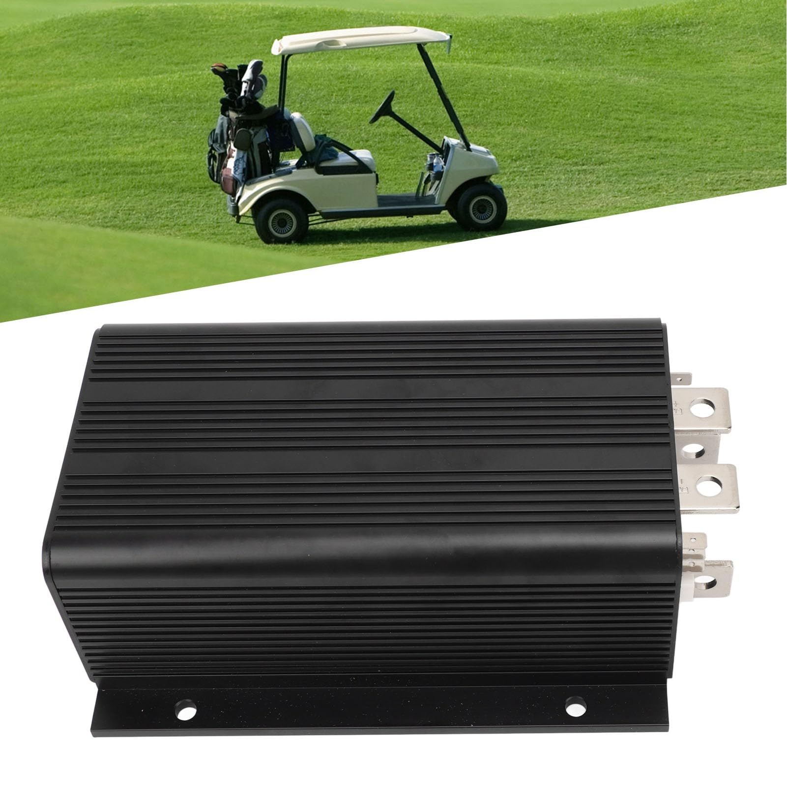 XTevu Golf Cart DC Motor Controller 24 V 500 A 0–5 kΩ, 1205M-4601 17721706 Geschwindigkeitsmotor-Steuergerät Ersatz für Curtis Golf Cart Gabelstapler von XTevu