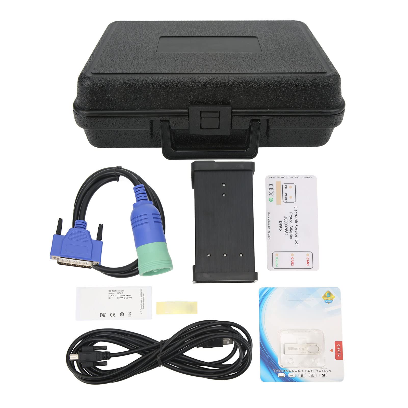 XTevu LKW-Scanner, ECU-Codierungstool für CNH DPA5, Hochleistungs-LKW-Scanner, Codeleser, vollständiges Systemdiagnosetool für Anhänger, Bus, Radlader, Bagger von XTevu