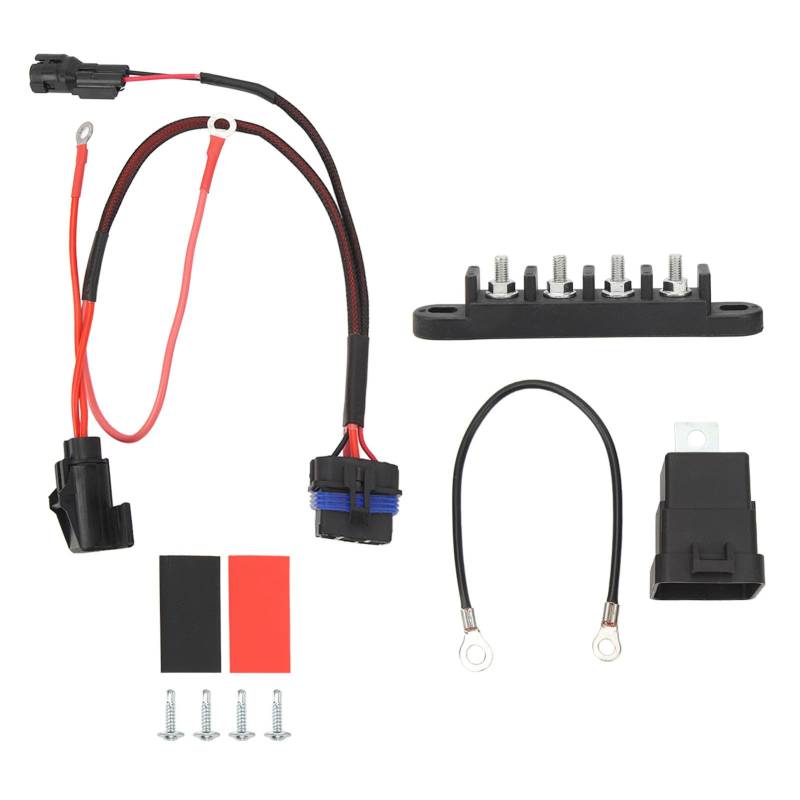 XTevu-Zubehörset für verschlüsselte Sammelschienen, 35 A-Ausgang, Plug-and-Play, für UTV, Stromverteilung, kompatibel mit UTV-Elektrosystemen von XTevu