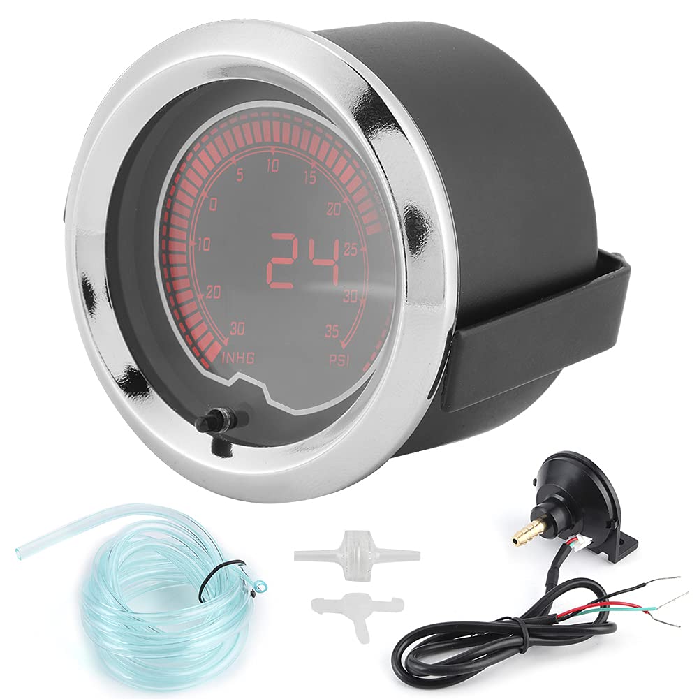 Xtevu 2in/52 mm Auto Turbo Boost -Messgerät, universelle 7 -Farb -LCD von XTevu