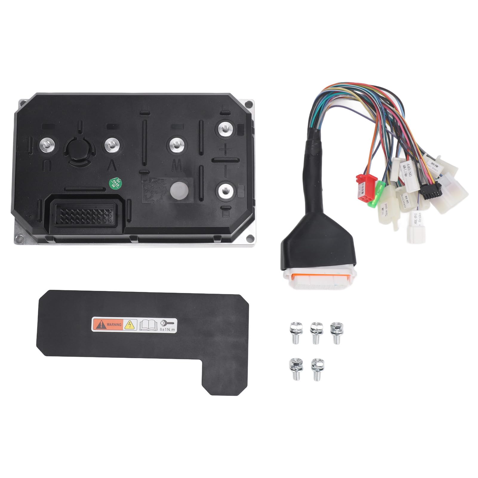 Xtevu Electric Motorcycle Controller, bürstenloser DC Motor Controller Kit, 72V 21600W Sinuscontroller für Elektroroller von XTevu