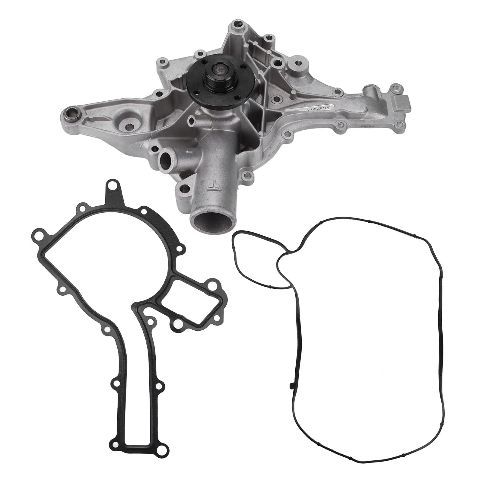 Xtevu Motorwasserpumpe, kompatibel mit S500 S430 E500 E320 E430, 1122001501 Kühlmittelpumpenbaugruppe Motorkühlpumpe von XTevu