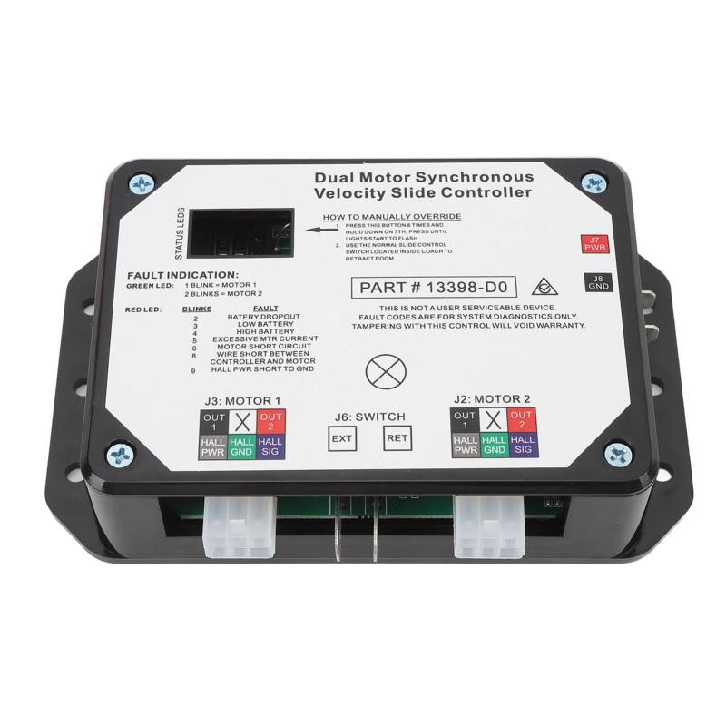 Xtevu -Schieber -Controller, Dual Motorsynchrongeschwindigkeit, 12 V DC, für Lippert in der Wandrutsche, RV von XTevu