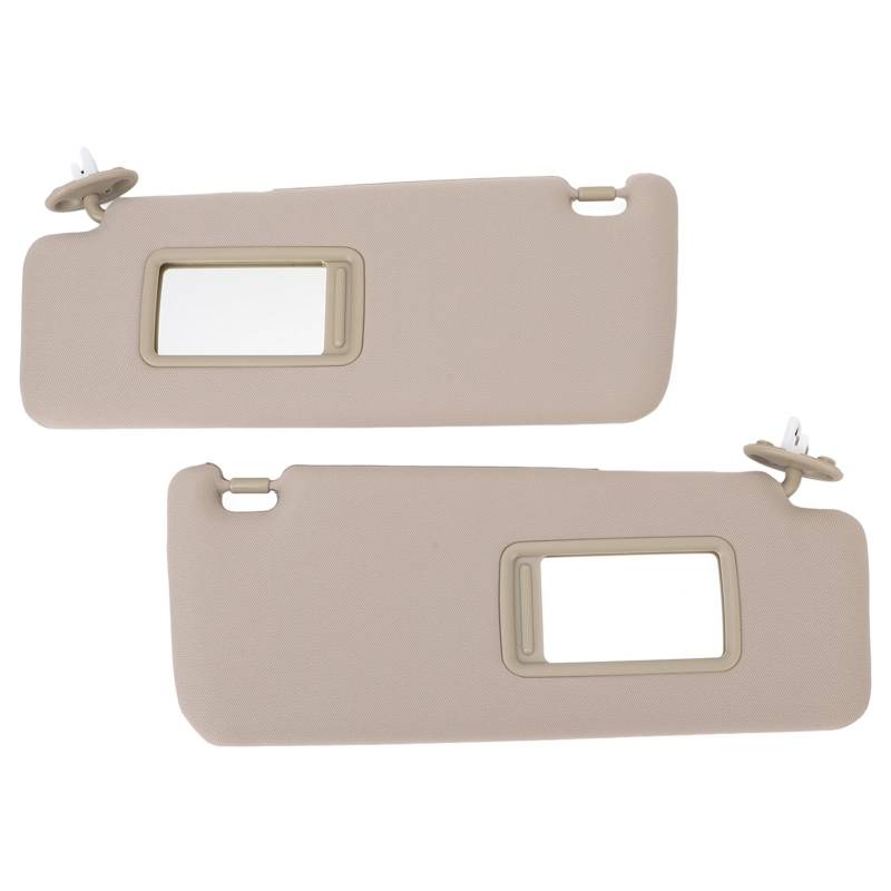 Xtevu Sun Visor, linker rechter Sonnenschild, kompatibel mit 4Runner 2010-2024, 74320-35A91-B1 Sonnenschutz Visor, Make-up-Spiegelersatz von XTevu