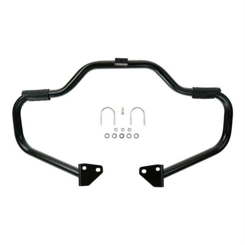 XUBOR 1,25 Motorschutzbügel, Highway Crash Bar, for Harley, Dyna Street Bob Wide Super Glide Low Rider Fat Bob FXDB FXDF FXDL FXDWG FXDC Sturzbügel-Rahmenschutz(Black) von XUBOR