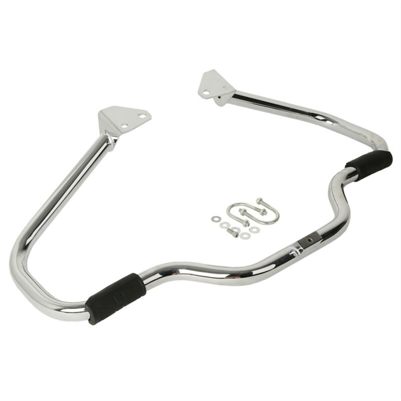 XUBOR 1,25 Motorschutzbügel, Highway Crash Bar, for Harley, Dyna Street Bob Wide Super Glide Low Rider Fat Bob FXDB FXDF FXDL FXDWG FXDC Sturzbügel-Rahmenschutz(Chrome) von XUBOR