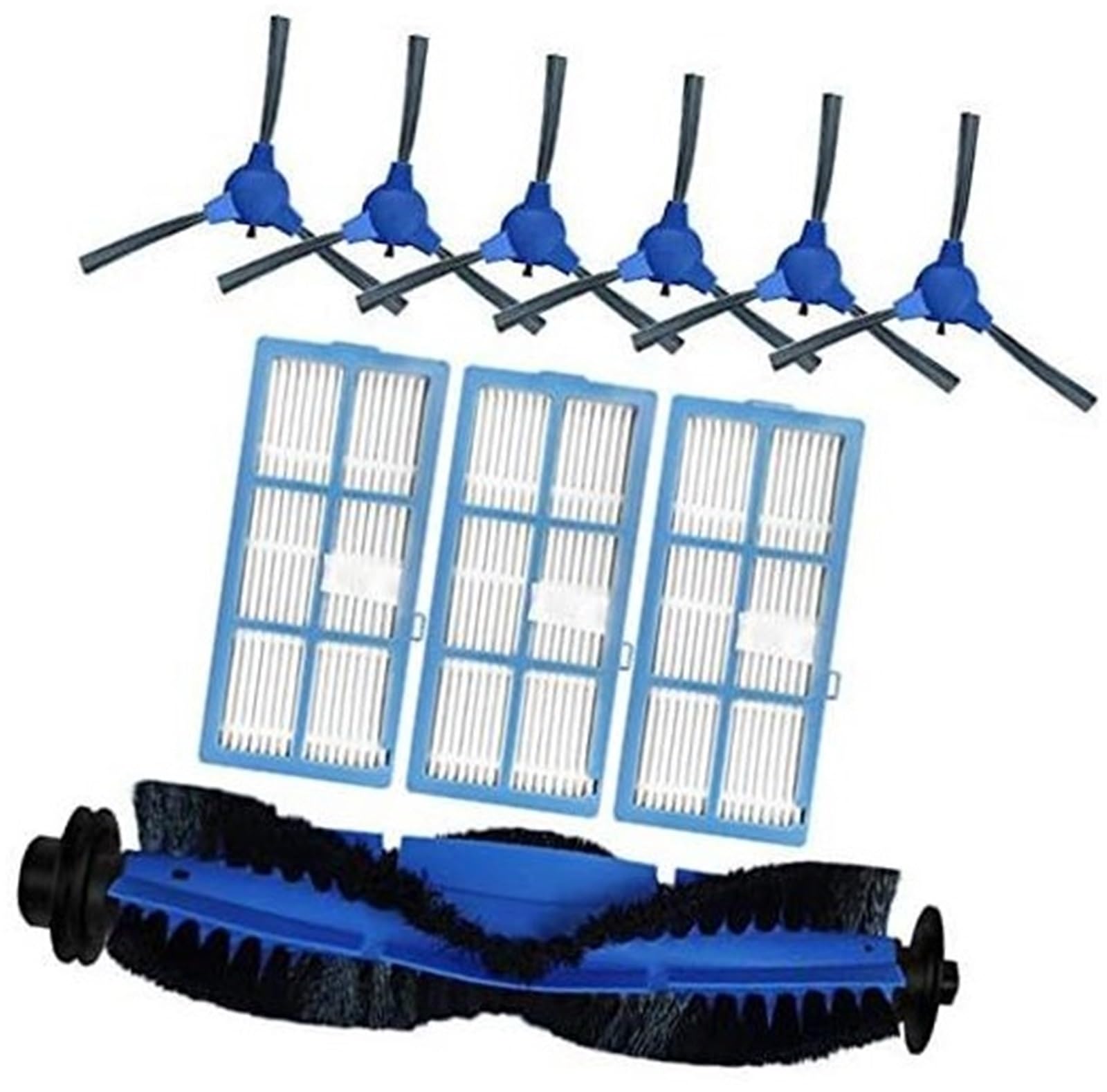 XUBOR 10-teiliges Ersatzset for Proscenic 850T Roboterstaubsauger-Ersatzteile Staubsauger-Ersatzset von XUBOR