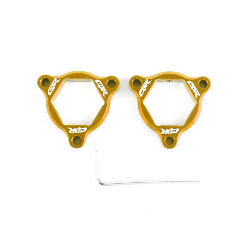 XUBOR 22 MM, for CBR600RR CBR1000RR CBR 600RR 1000RR CB1000R Motorrad 22 mm CNC-Aluminium-Federgabel-Vorspannungseinsteller Vorderradgabel-Vorspannungseinsteller(Gold) von XUBOR