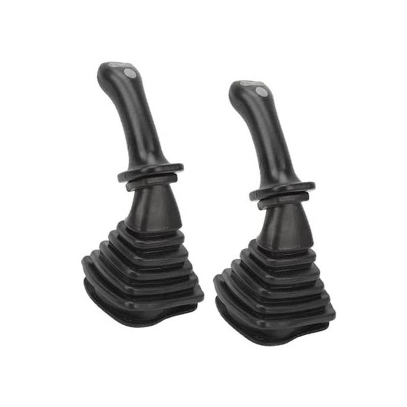 XUBOR 3-Tasten-Joystickgriffe for Bagger, Schwarze ABS-Aluminiumlegierung, verbesserte Ergonomie mit 6-poligen 3-Tasten, Nahtlose Integration, for DH DX150 215 225 300 3709C [Videospiel] Joystick für von XUBOR