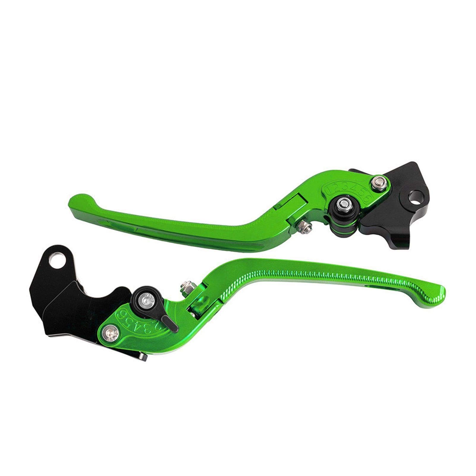 XUBOR 3D-CNC-Aluminium-Klappmotorrad-Bremskupplungshebel, for R1200GS 2013–2018, K1600 GT/GTL 2017–2018 Aftermarket-Motorrad-Bremskupplungshebel(Green) von XUBOR