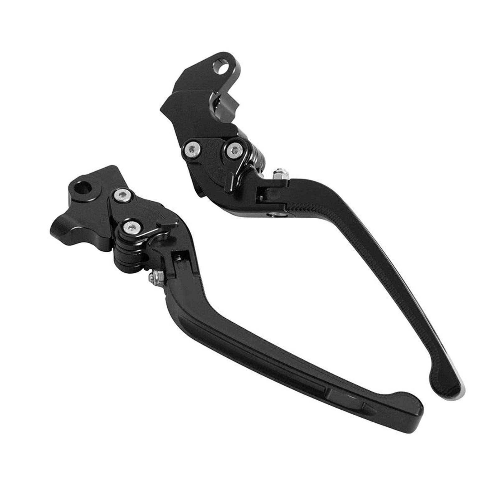 XUBOR 3D-Motorrad-Aluminium-Zubehör, Motorrad-Bremskupplungsgriffhebel, for Yamaha, YZF R125 2008–2011 Aftermarket-Motorrad-Bremskupplungshebel(Black) von XUBOR