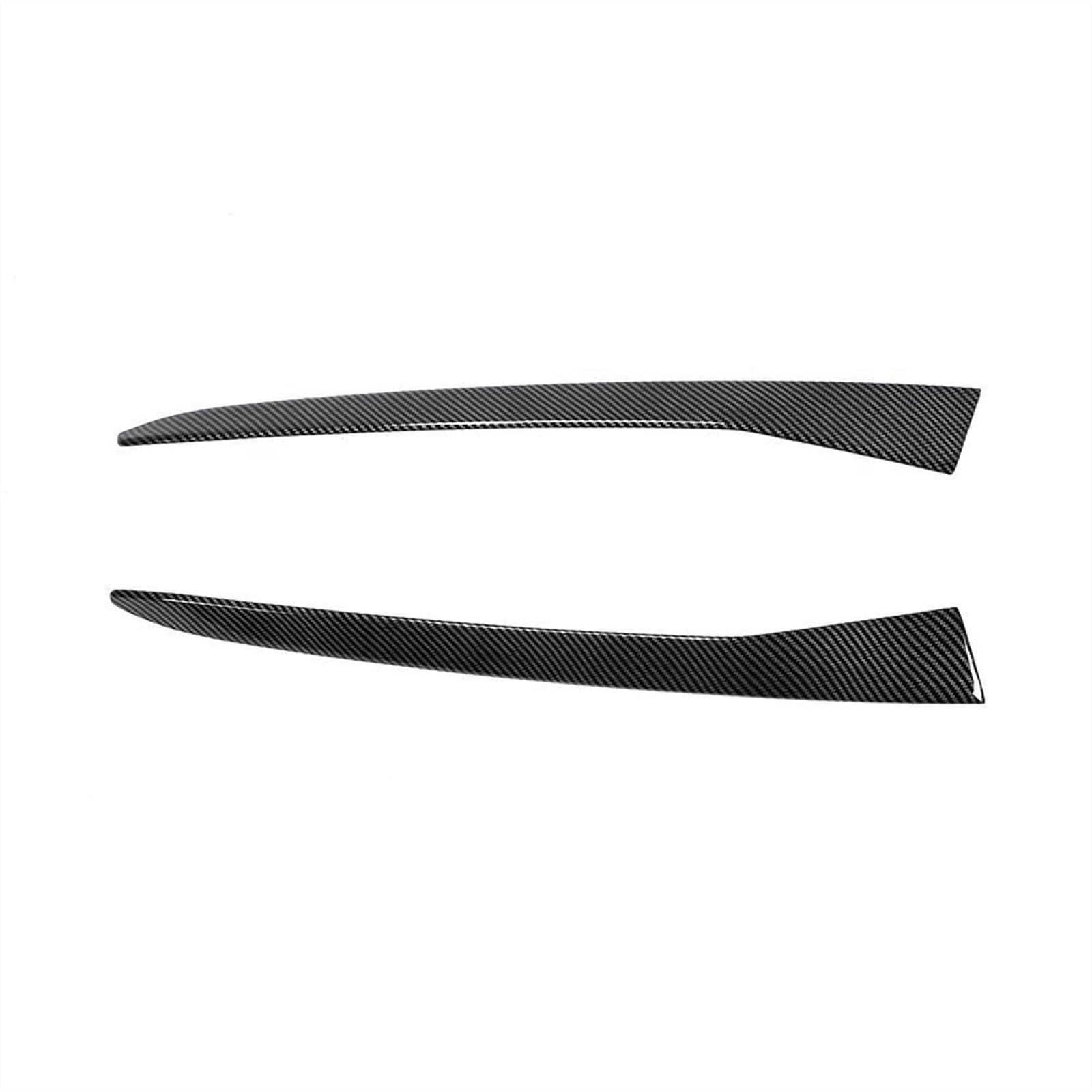 XUBOR Auto-Heckscheiben-Seitenspoilerflügel, for, for X4 G02 2019 2020, Auto-Heckseitenspoiler-Lippenflügel-Zierabdeckung, glänzend schwarzer Carbon-Look Heckspoiler(Carbon Look) von XUBOR