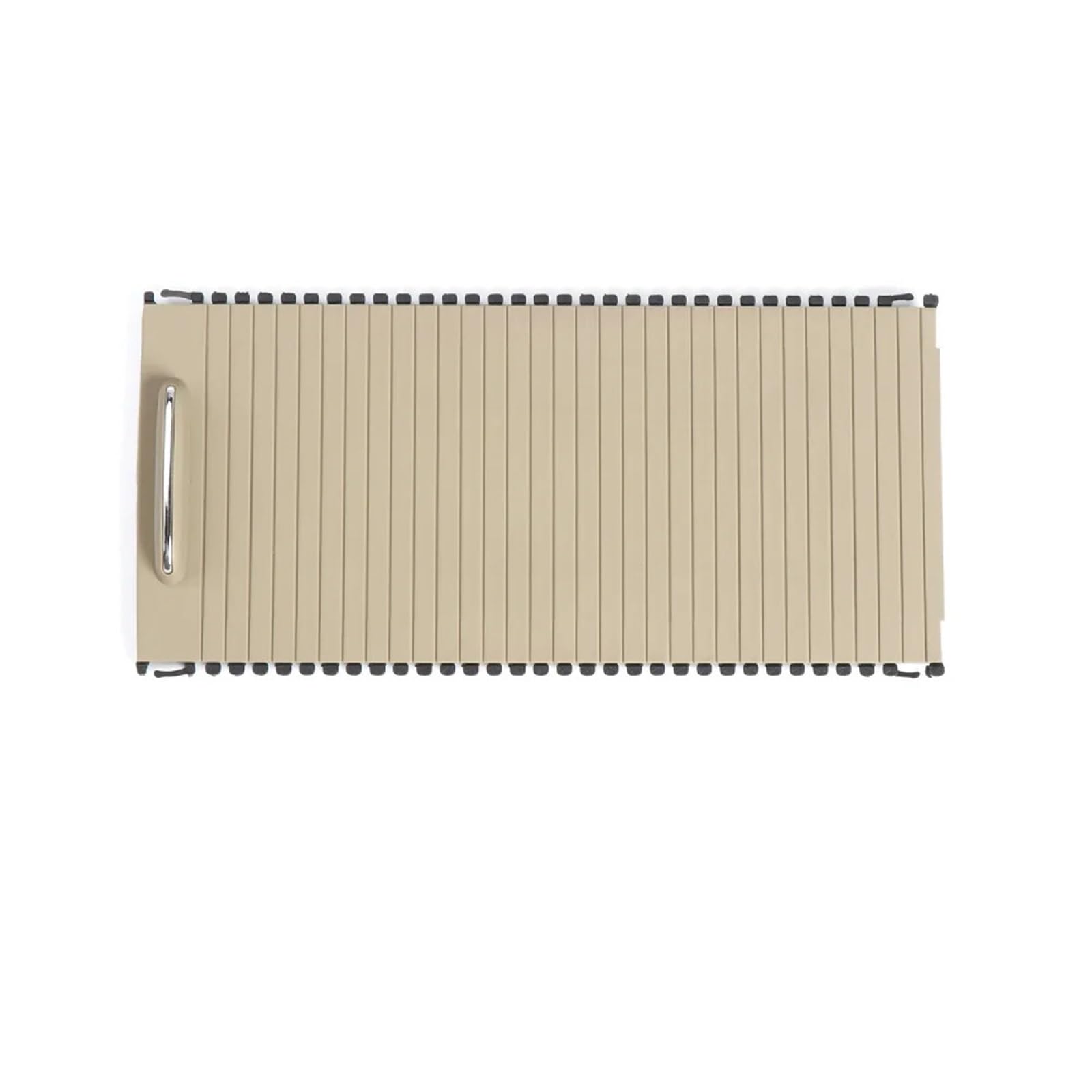 XUBOR Auto-Innenraum-Mittelkonsolen-Rollo-Abdeckung, Wasserbecherhalter-Aufbewahrung, for Mercedes, C-Klasse W204 S204 E-Klasse W212 S212 Rollo für Mittelkonsole(Beige) von XUBOR