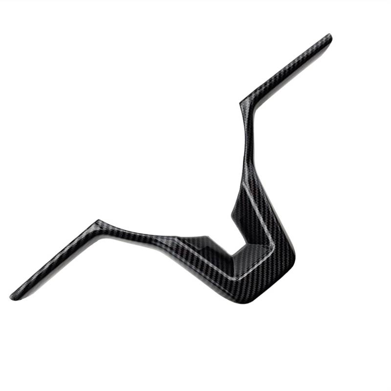 XUBOR Auto Lenkrad Panel Schalter Knopf Abdeckung Trim Aufkleber, for Nissan, for Rogue 2016-2020 Zubehör Carbon Faser Lenkradverkleidung(6 Clock Style) von XUBOR