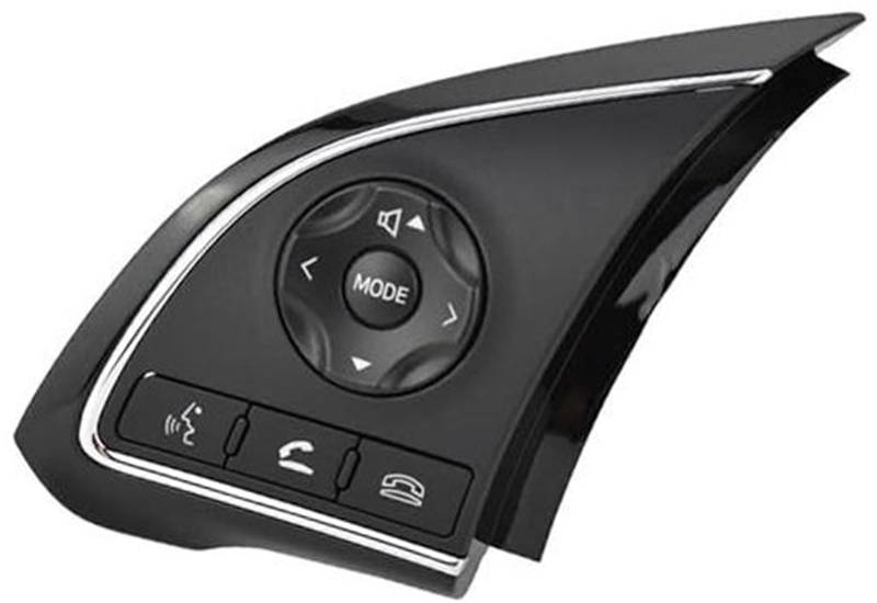 XUBOR Auto-Tempomat-Taste, for Fiat, for Fullback 2016 2017, Auto-Tempomat-Schalter, Lenkrad-Steuerschalter, Taste, Audio-Lautstärkeschalter, 8616A076 8602A134 Auto-Lenkradschalter(BLACK Volume Contro von XUBOR