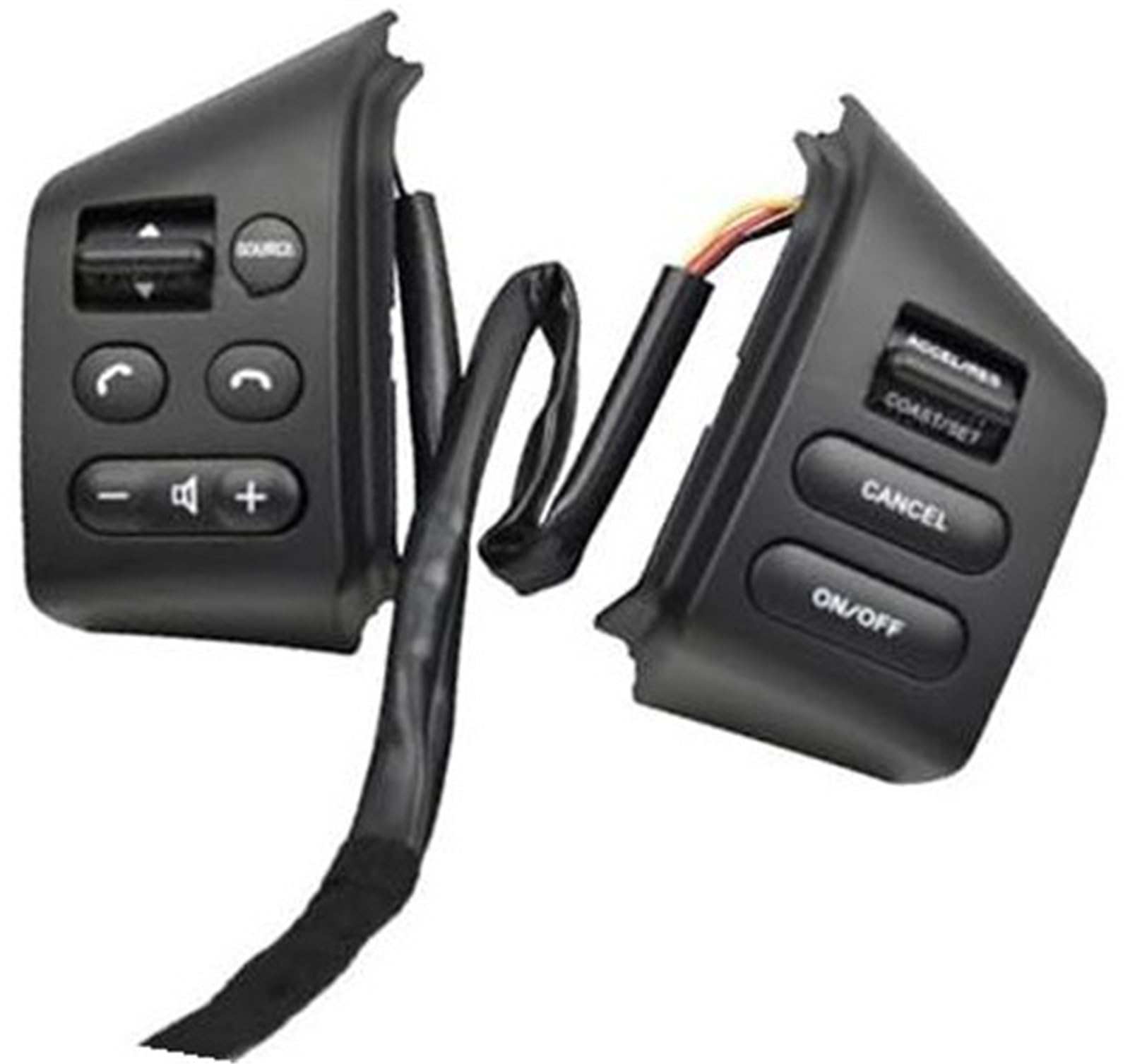 XUBOR Auto-Tempomat-Taste, for Sylphy 2005–2019, for Tiida, for Livina 2007 2008 2009 2010, Auto-Lenkrad-Taste, Tempomat-Schalter, Autoteile Auto-Lenkradschalter(Black 2) von XUBOR