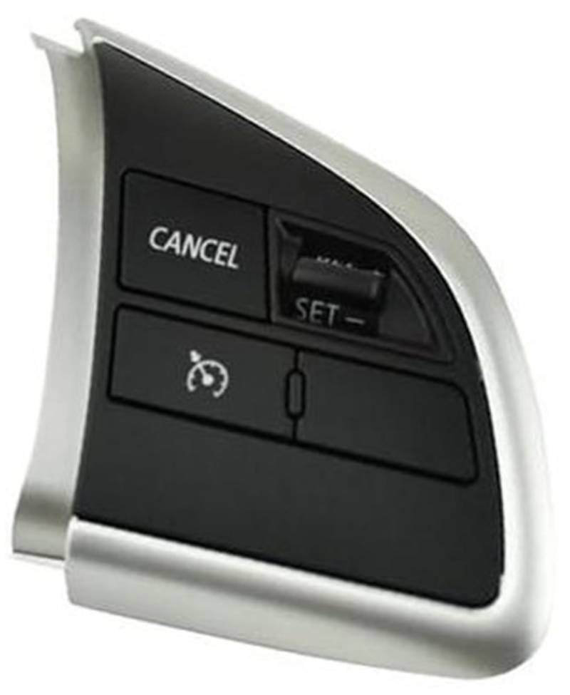 XUBOR Auto-Tempomattaste, for Mitsubishi, for Outlander L200 2015, for Mirage 2012 2013–2016, Tempomatschalter, Autoteile, Lenkrad-Audio-Lautstärketaste Auto-Lenkradschalter(Black Cruise Switch) von XUBOR