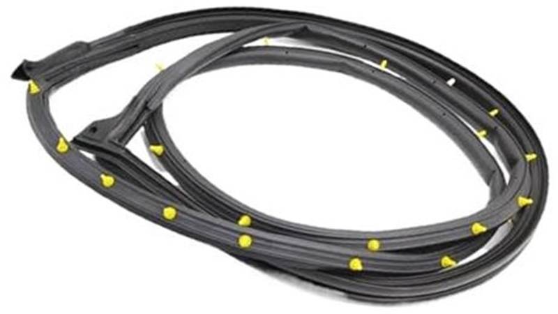 XUBOR Autotürkantenschutz, for Hyundai, for Elantra, 2001-2006 821402D000 Türgummi-Dichtungsstreifen Dichtungsstreifen für Fensterleisten(Black Left Front) von XUBOR