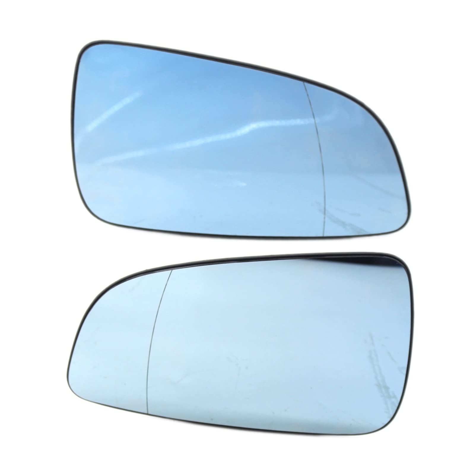 XUBOR Beheiztes blaues Spiegelglas for Flügeltüren Links und rechts, for Opel, Astra 2004-2008 Rückspiegelglas von XUBOR