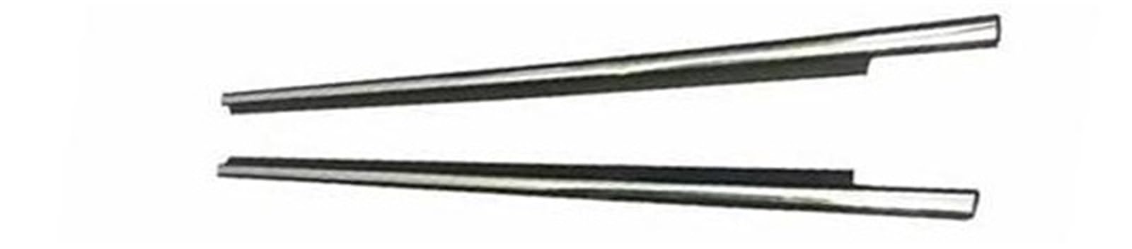 XUBOR Fenstertürdichtungen Autofensterglas-Dichtungsstreifen, for Toyota, for Camry, for XV30 2002~2006 Türregendichter Wetterschutzstreifen(Black Plating Rear 2pcs) von XUBOR