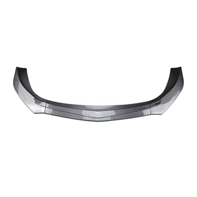 XUBOR Frontstoßstangen-Spoilerlippe in Carbon-Optik/glänzender schwarzer unterer Splitter, for Mercedes-Benz, A-Klasse W177 A180 A200 A35 AMG 2019–2022. Frontspoiler Vordere Stoßstangenlippe(BLACK Car von XUBOR