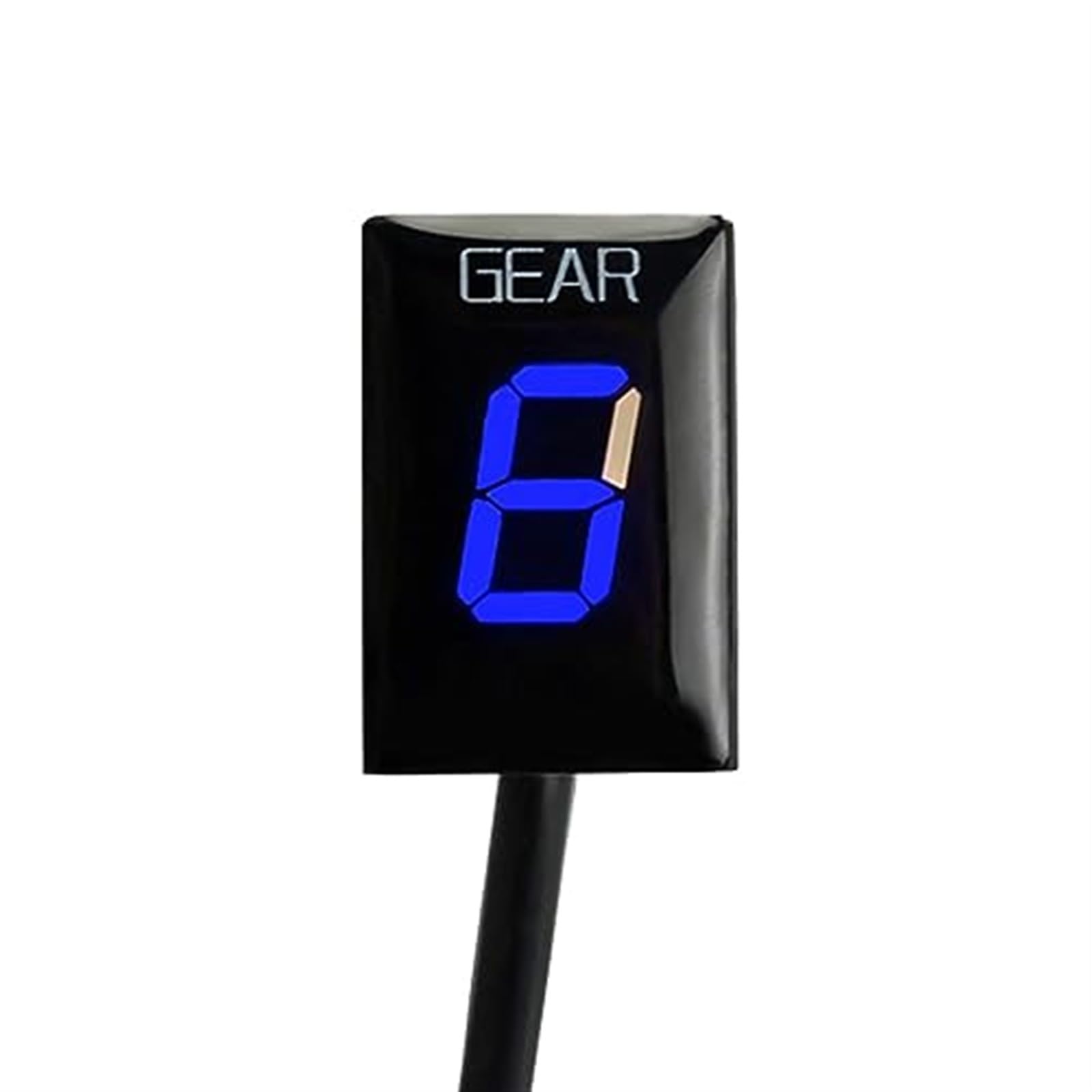 XUBOR Ganganzeige, for Monster, 1100, for Monster, 1100 Motorradzubehör 1-6 Level Digital Speed ​​Gear Display Meter Motorrad-Ganganzeige(Black Blue) von XUBOR