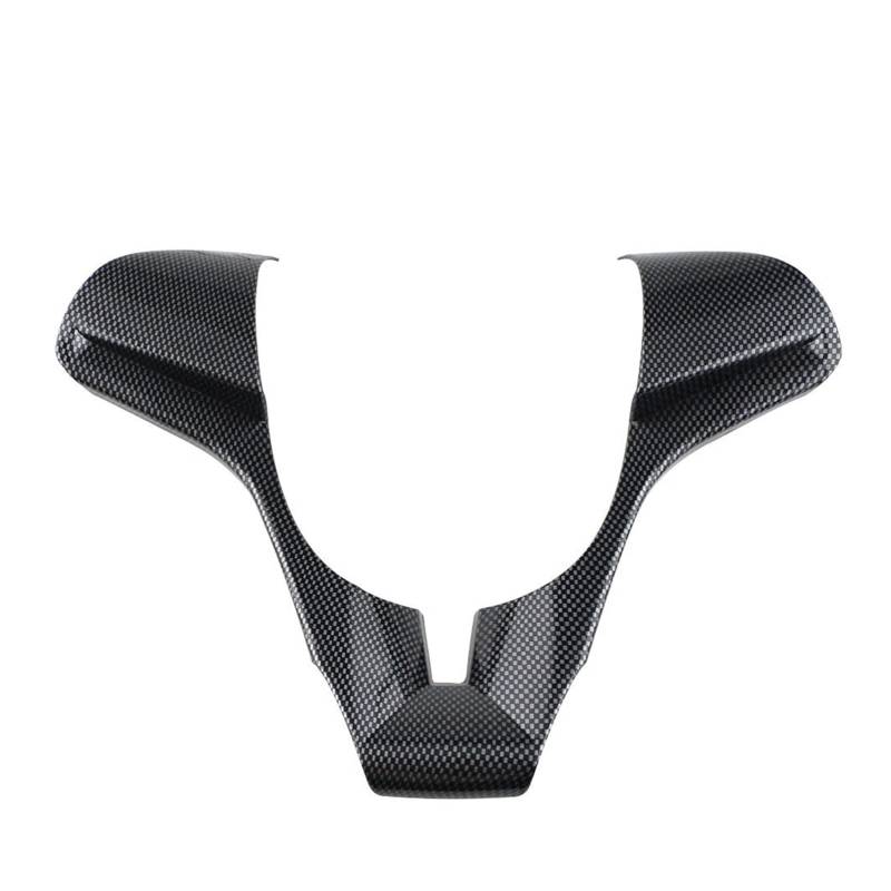 XUBOR Innenausstattung for Auto-Lenkrad-Dekoration, for Chevrolet, for Cruze Limousine Schrägheck 2009–2014, Zubehör Lenkradverkleidung(Carbon Black) von XUBOR