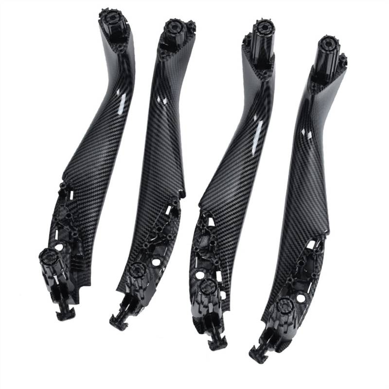 XUBOR Innenraum Auto Links rechts Türgriff Innenverkleidung Ersatz, for, for 5er G30 G31 G38 F90 Fahrzeug-Innengriffabdeckung(Carbon Fiber Set) von XUBOR