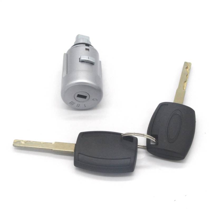 XUBOR Kompletter Schlosssatz, Zündschloss, Türschloss, for Ford, for Focus, MK2 II 2004–2012 C-MAX KUGA Türschließzylinder(Ignition Switch) von XUBOR