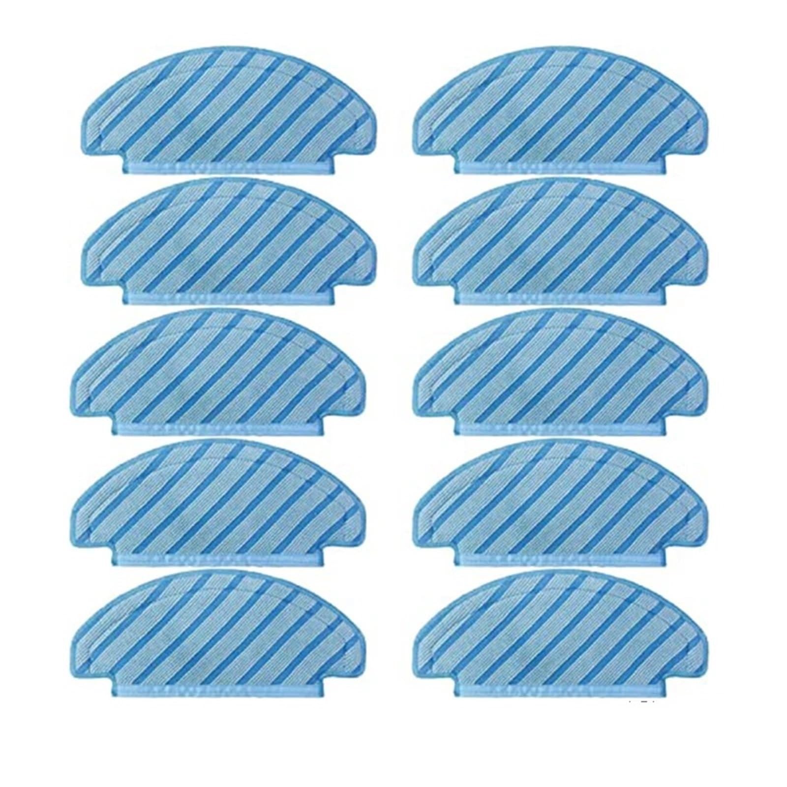 XUBOR Lappen-Mopp-Tücher-Pads, for Ecovacs, for Deebot OZMO T8 AIVI T8 Max T9 Max N8 N8 Pro Roboter-Staubsauger-Mopp-Tuch-Zubehörteile Staubsauger-Wischpad(for T8-10pcs) von XUBOR