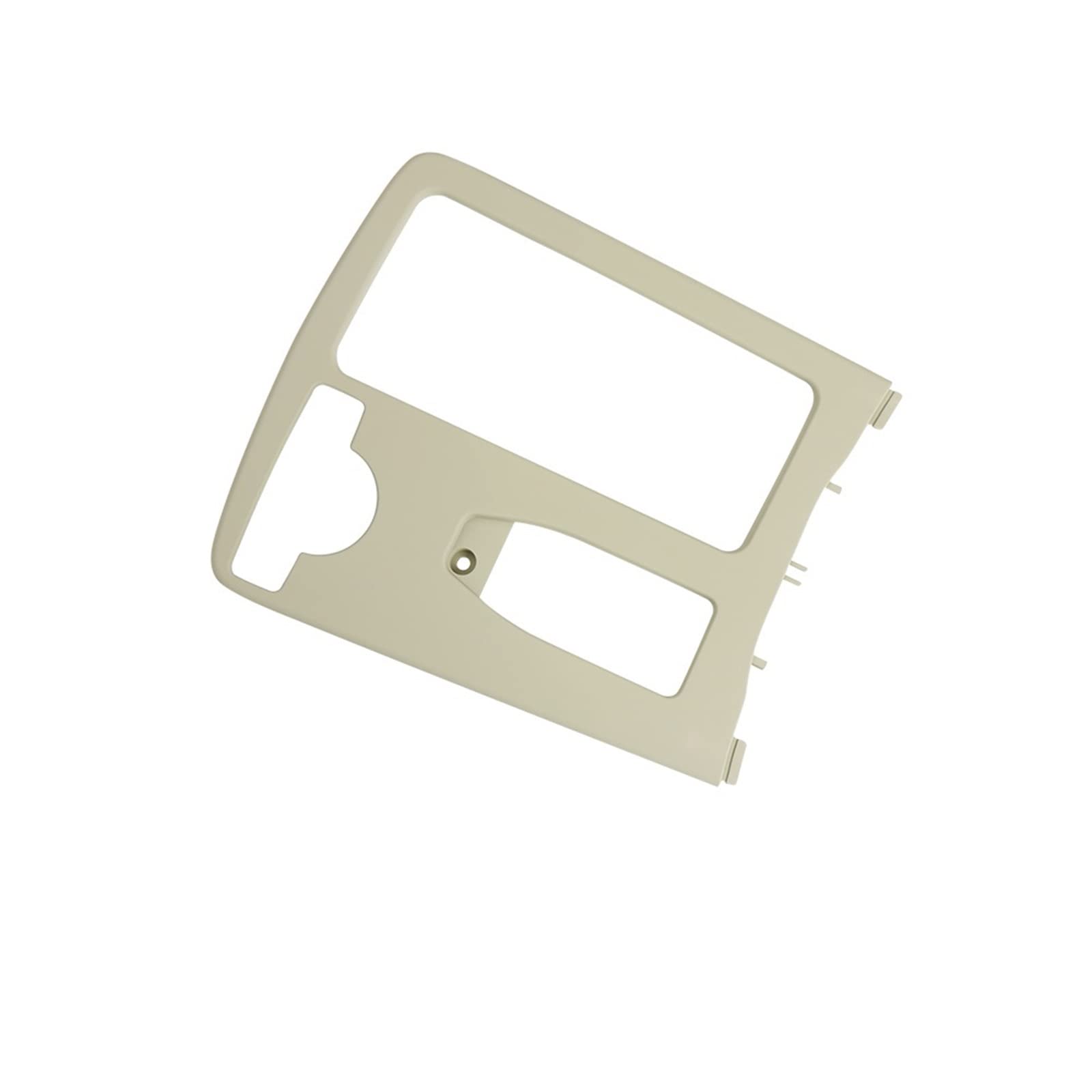 XUBOR Mittelkonsolen-Getränkehalter-Zierabdeckung, for, for Mercedes-Benz, W204 C-Klasse 2007–2014, automatischer Ersatz for Auto-Innenraum-Zubehör 2046800107 Rollo für Mittelkonsole(Beige) von XUBOR