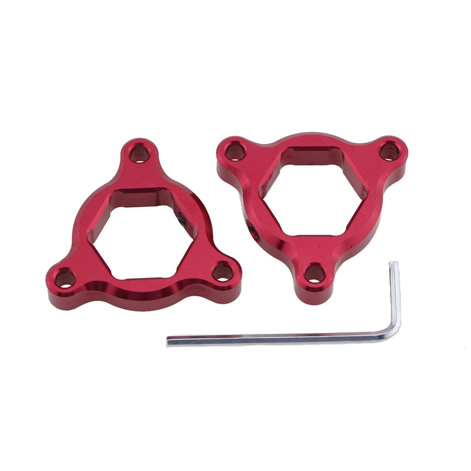 XUBOR Motorrad 14mm Federgabel Vorspannungsversteller, MT-09 Tracer 900 FZ-09 FJ-09 Vorderradgabel-Vorspannungseinsteller(Red) von XUBOR