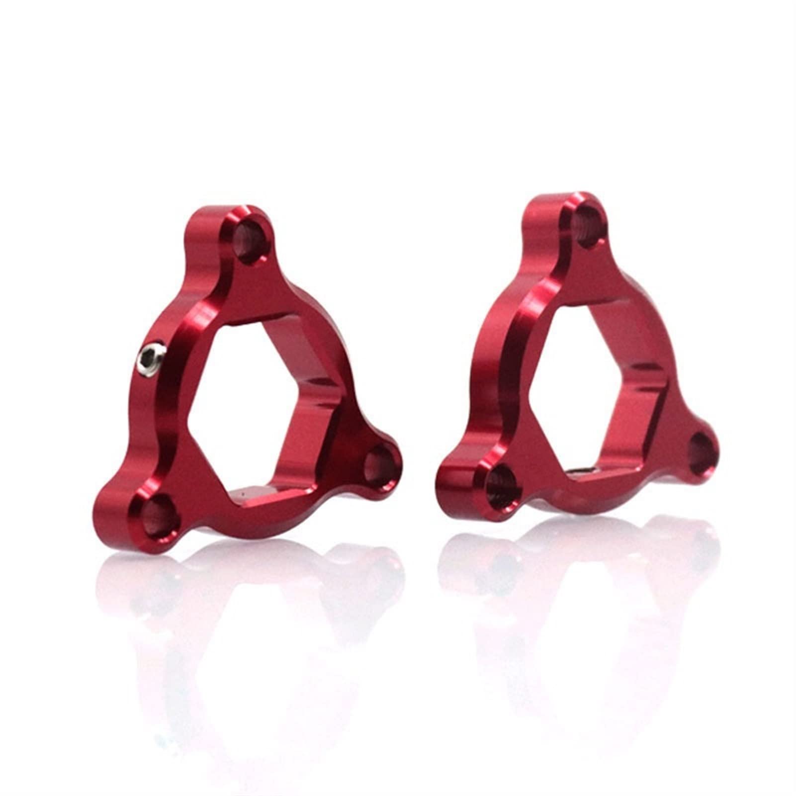 XUBOR Motorrad 17mm CNC Aluminium Federgabel Vorspannungsversteller, CBR125 CBR 125 ALLE Jahr Vorderradgabel-Vorspannungseinsteller(Red) von XUBOR