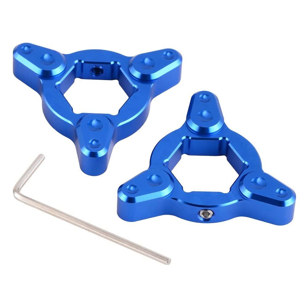 XUBOR Motorrad 17mm CNC Federgabel Vorspannungsversteller, for Yamaha, V-Max V Max 1700 YZF R6 YZF750 YZF600R YZF1000R Thunderace Vorderradgabel-Vorspannungseinsteller(Blue) von XUBOR