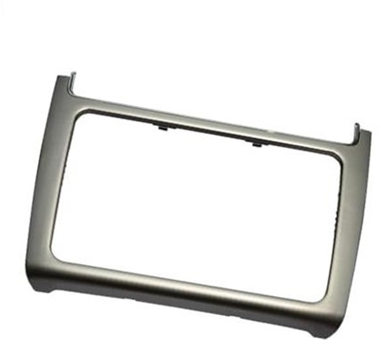 XUBOR Radio-Stereo-Panel, 2-DIN-Autoradio, Einbau-Armaturenbrett, Umrüstsatz, Audio-Blendenblende, for Polo, 2014 2015 2016 2017 Radio-Dashboard(Silver Grey) von XUBOR