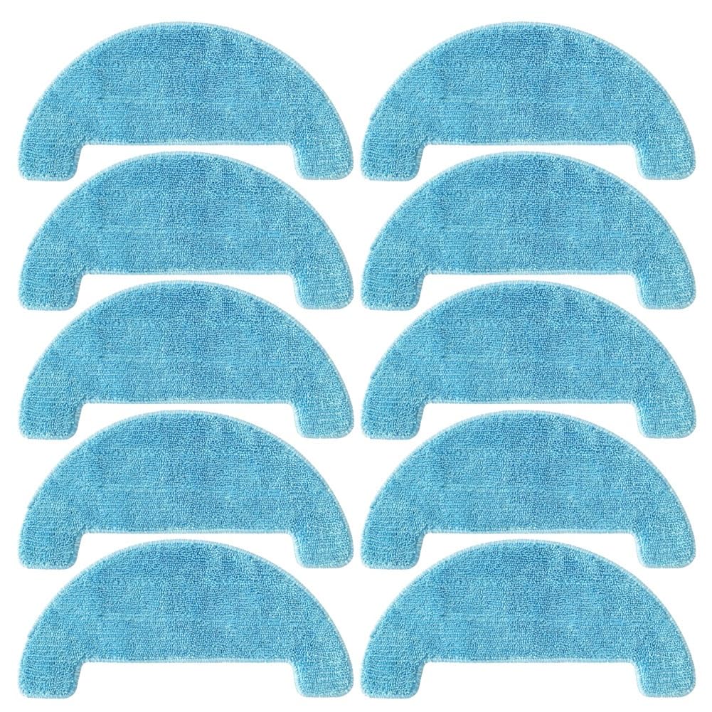 XUBOR Roboter-Staubsauger-Mopptuch-Ersatz, for Kyvol, for Cybovac E20 E30 E31, trockene und nasse Verwendung, Mopptücher, Pad-Bodenreinigung Staubsauger-Wischpad(10 Pack) von XUBOR