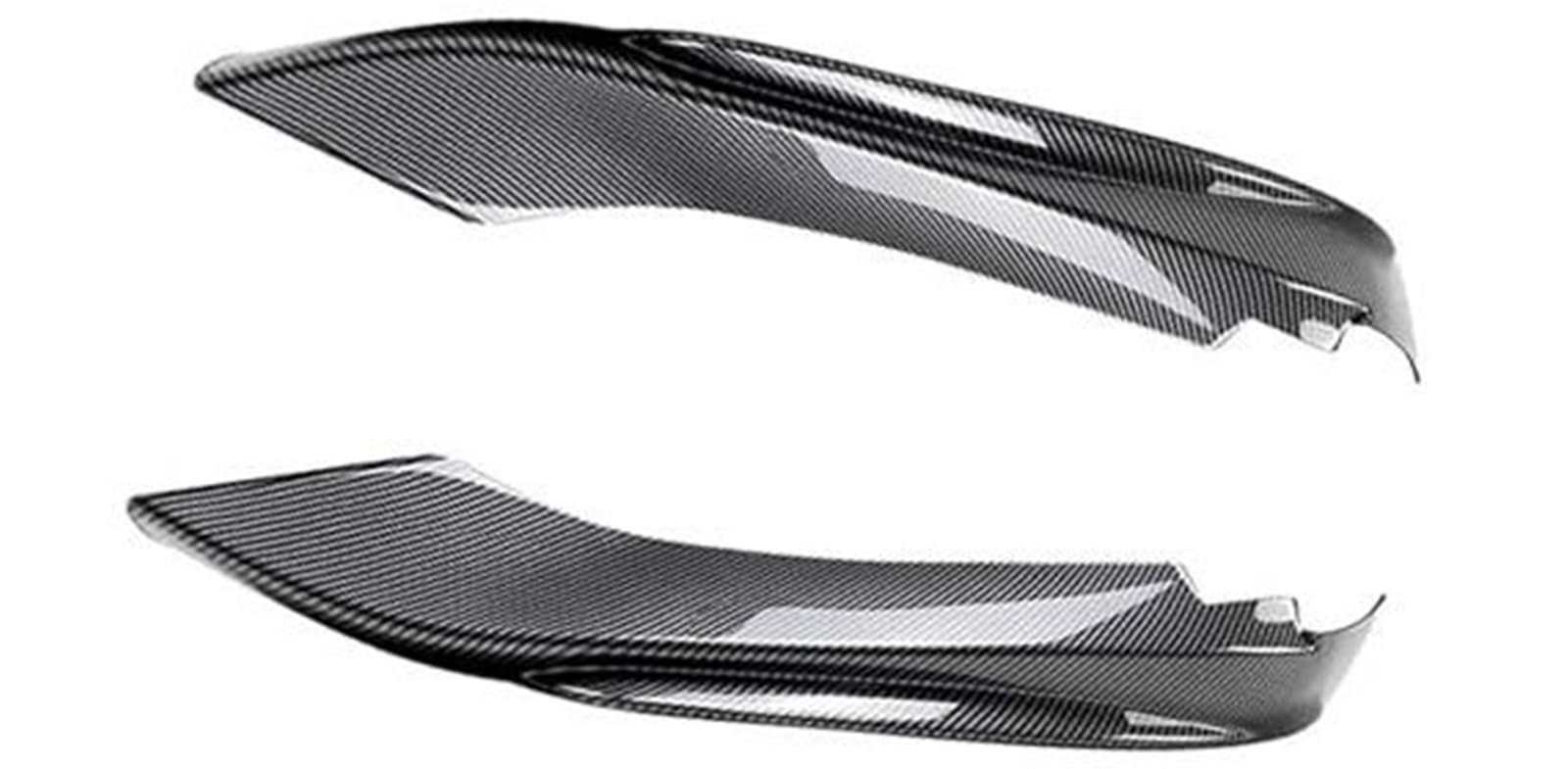 XUBOR for, 4er-Serie F32 F33 F36 2013–2020, Auto-Modifikation, Frontstoßstangen-Lippensplitter, seitliche Lüftungsschlitz-Abdeckung, Canards, Spoiler Frontstoßstangendiffusor(Black Carbon Black) von XUBOR