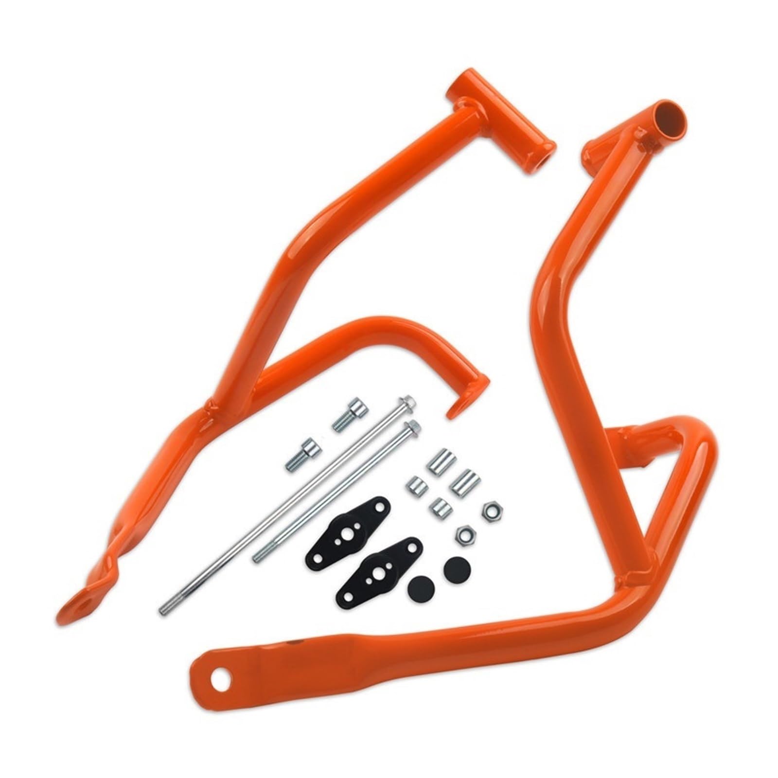 XUBOR for Duke,390 250 DUKE390 DUKE250 2017 2018 2019 2020 2021 2022 Motorrad Crash Bar Rahmen Motor Schutz Schutz Stoßstange Sturzbügel-Rahmenschutz(Orange) von XUBOR