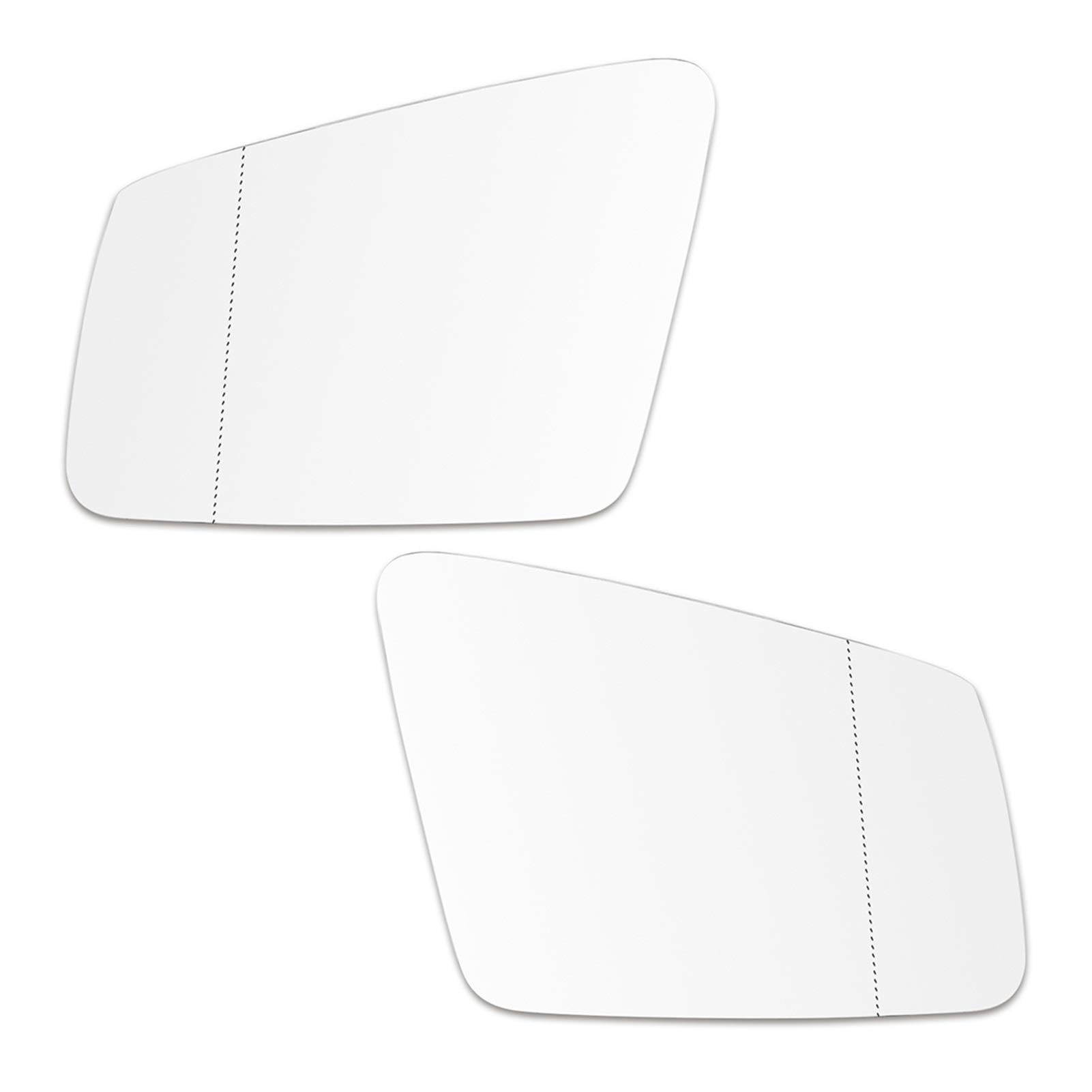 XUBOR for Mercedes-Benz, GLK300 2009–2015, Links und rechts, Paar Spiegelglas, beheizt, mit Trägerplatte, seitliches Rückspiegelglas Rückspiegelglas(1Pair) von XUBOR