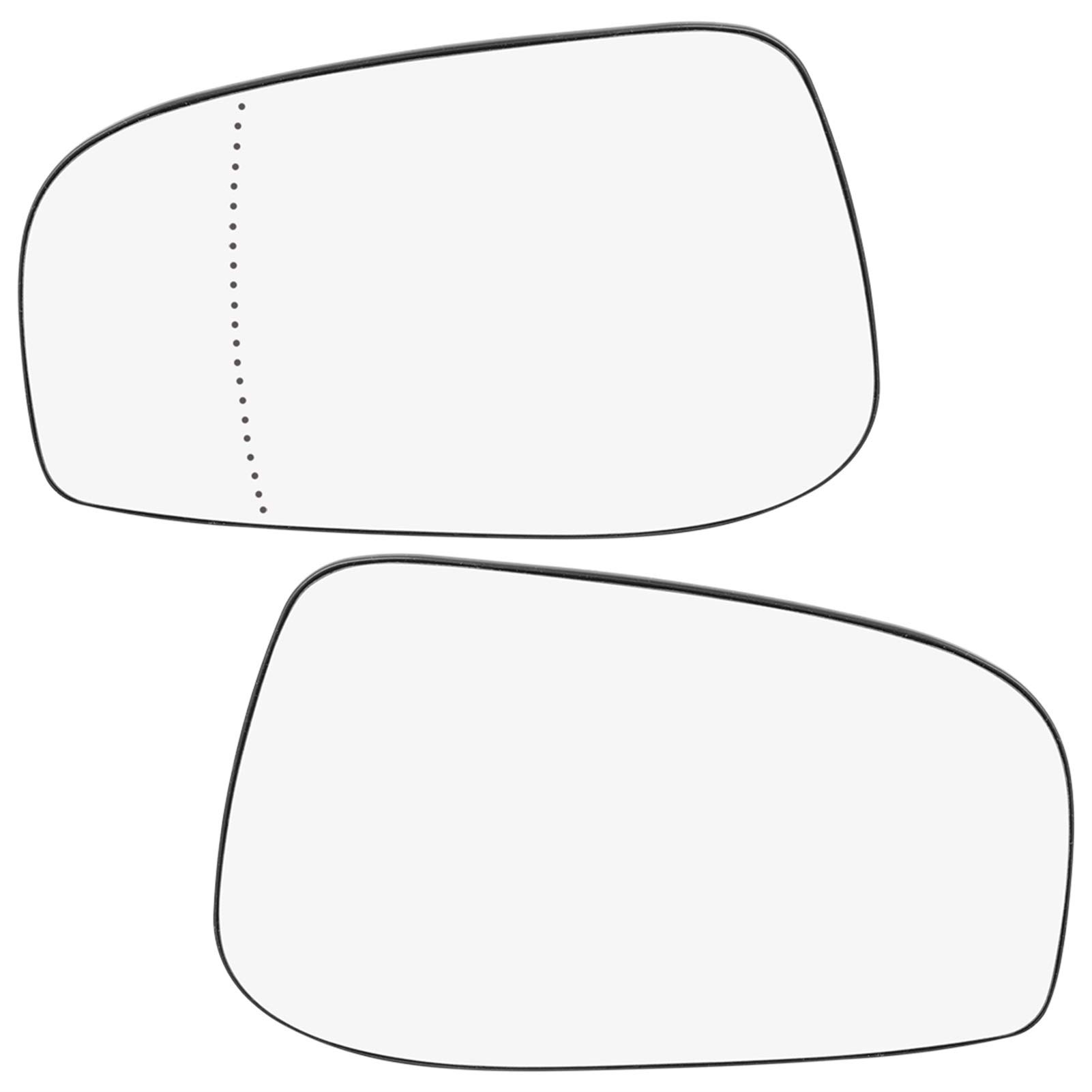 XUBOR for Volvo, S80 S60, Links und rechts, beheizbares Spiegelglas, mit Trägerplatte, seitliches Rückspiegelglas, 2004, 2005, 2006 Rückspiegelglas(1pair) von XUBOR