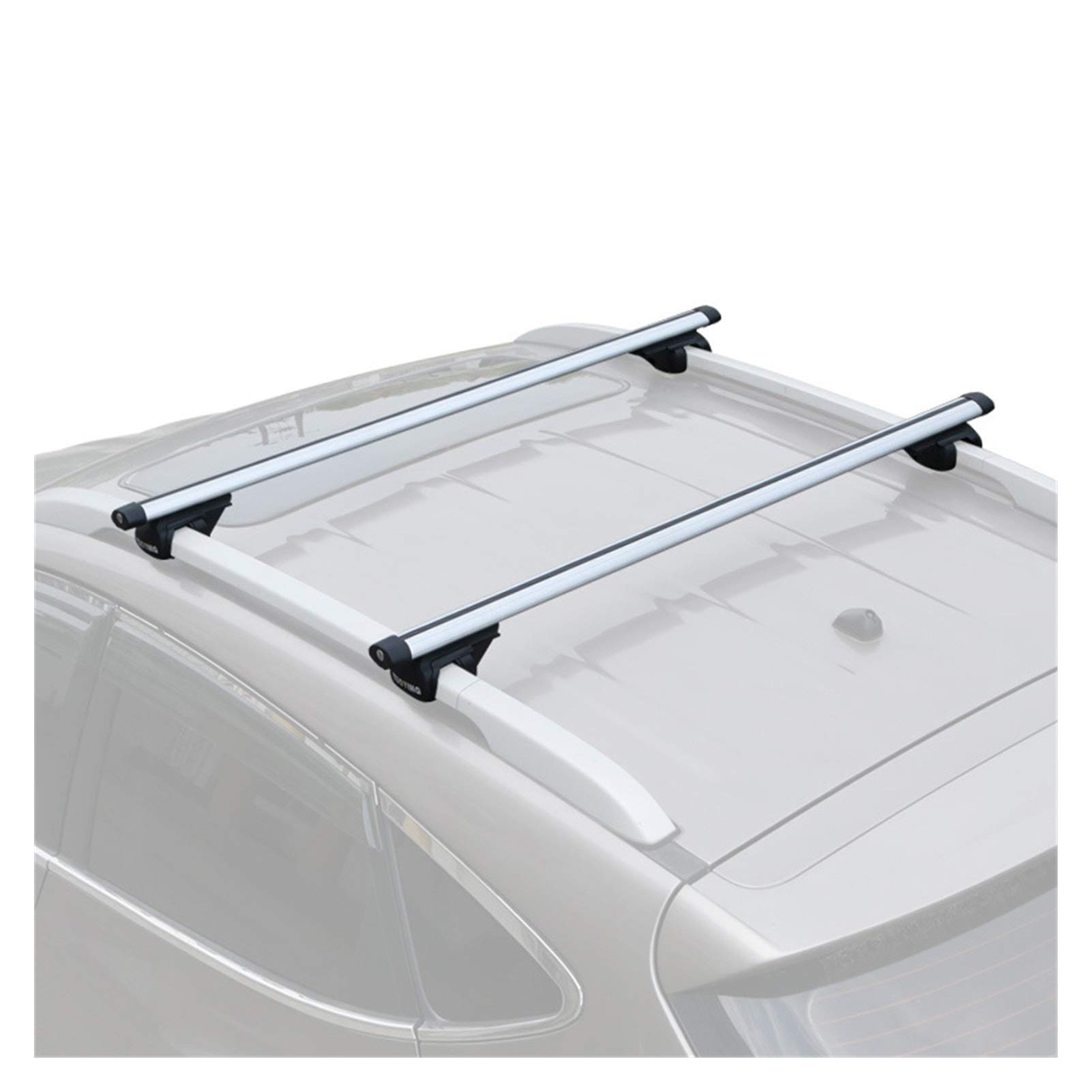 DachträGer，DachgepäCkträGer 2 stücke 120cm oder 135cm Original Dach Rack SUV Dachgestell Querträger Auto Reise Rack Gepäckträger(2PCS 1.35M White) von XUEZHEN