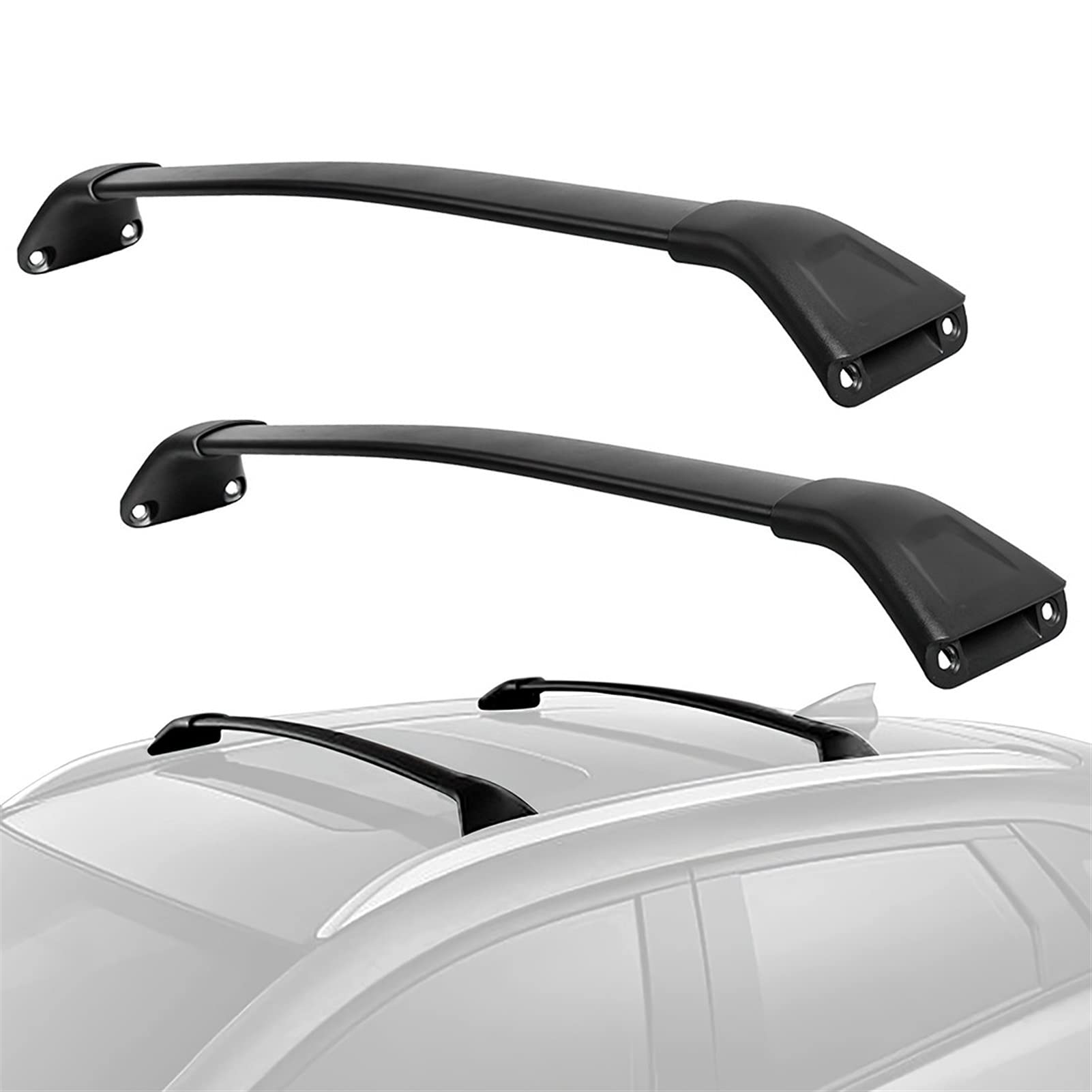 DachträGer，DachgepäCkträGer Dachregal FIT FIT for Mazda CX-5 CX5 2017 2018 2019 2019 2020 Paar Aluminiumauto Dach Rack Rail Cross Bars Top Gepäckträger Cargo Carrier von XUEZHEN